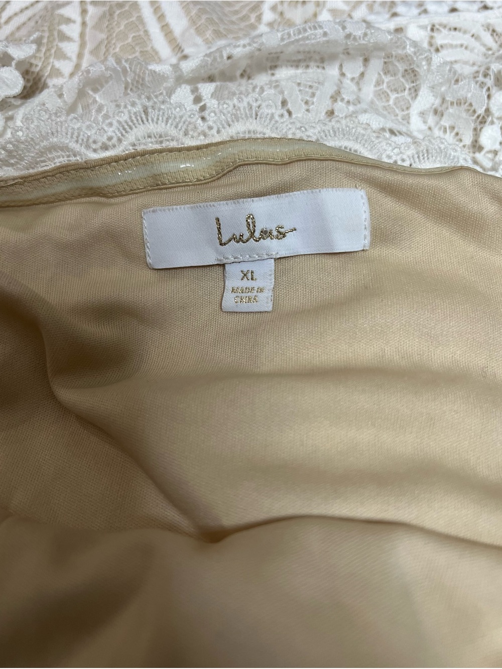 LULUS In My Life White Lace Off the Shoulder Mermaid Maxi Dress XL - Picture 11 of 15